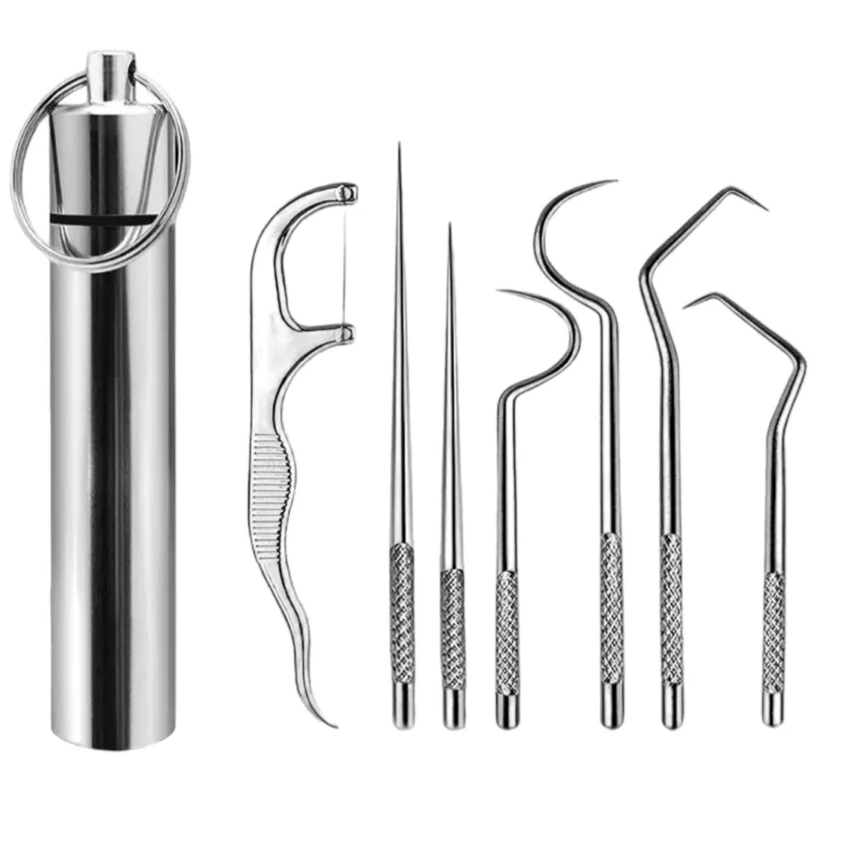 Kit De Cuidado Dental Ecológico En Acero